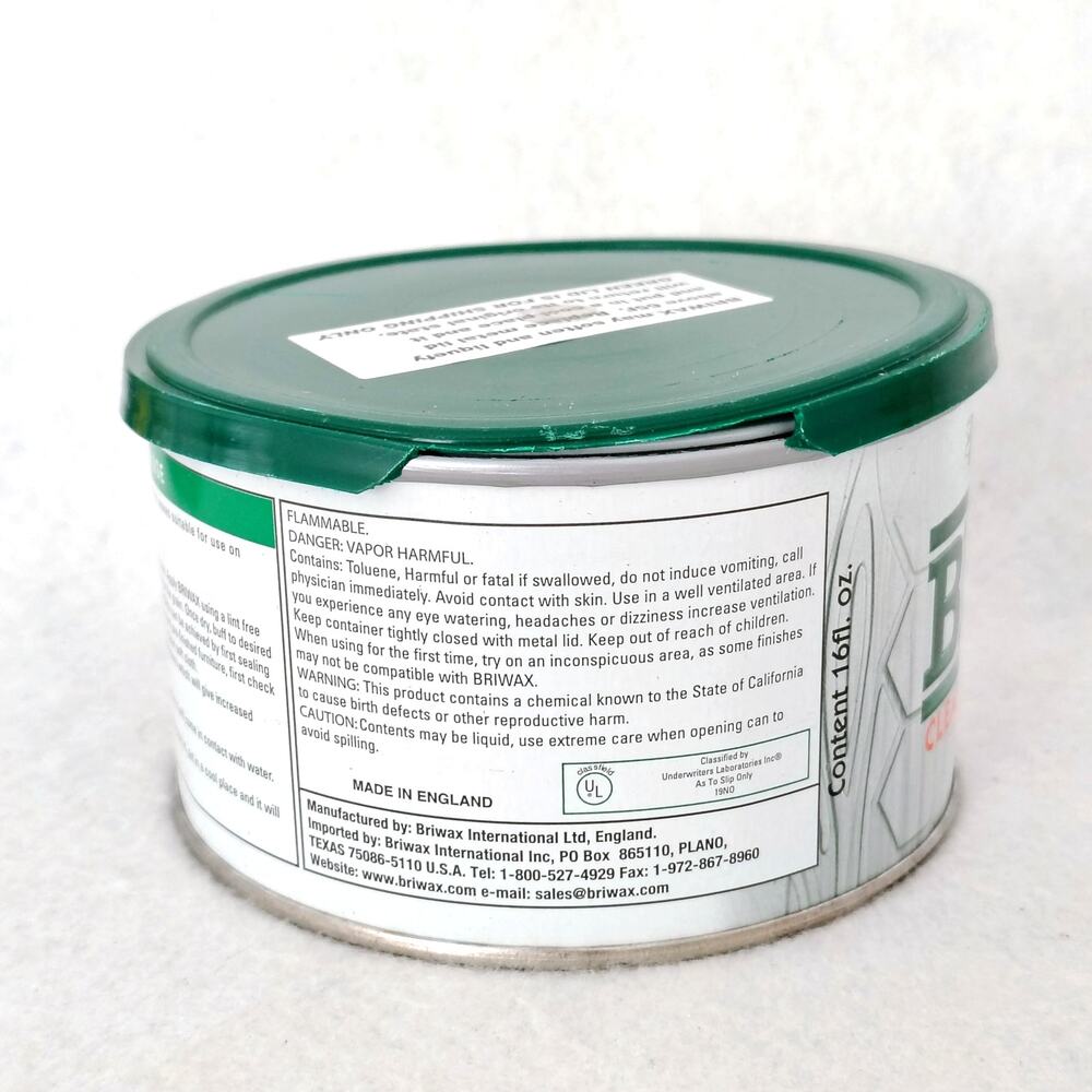 Briwax Rustic Pine Cleans Stains Polishes Wood Furniture Natural Fast Dry 16 oz. - Picture 5 of 7